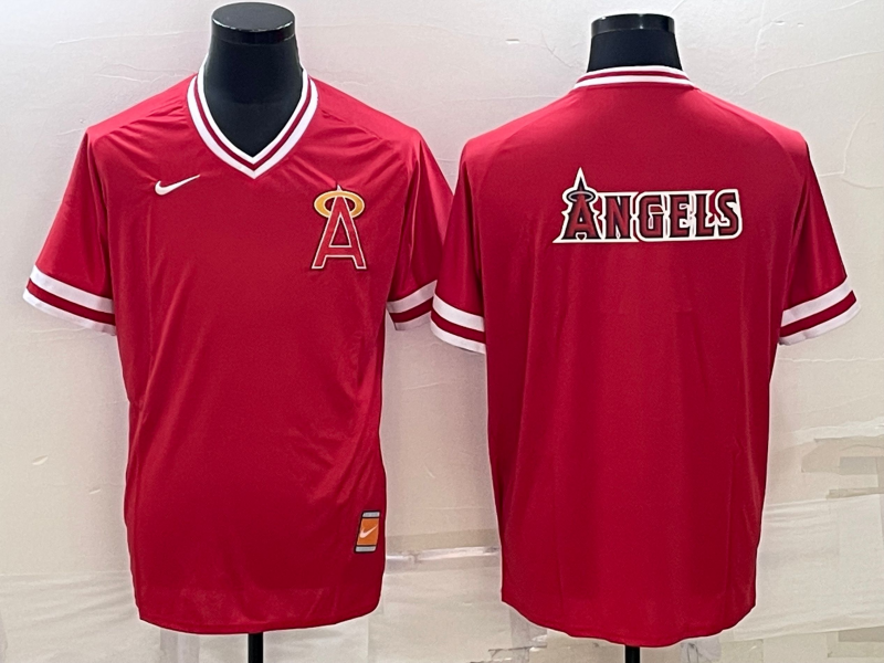 Men's Los Angeles Angels Red Blank Jersey